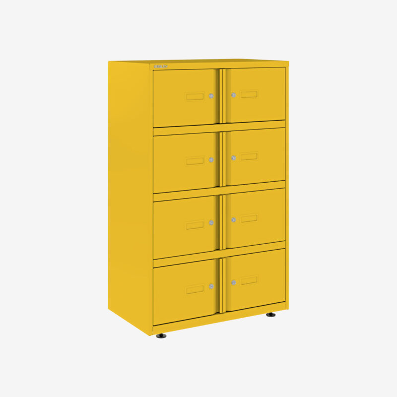 Bisley essentials lodge – 8 door locker bank – 800w x 1300h - image 2