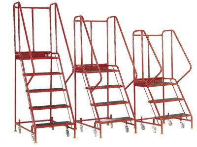 Steptek premier commercial spring loaded mobile steps