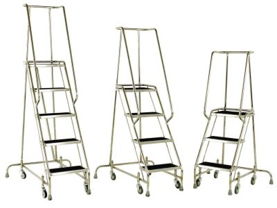 Steptek Stainless Anti Slip Mobile Steps